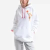 Hanorac cu glugă Converse x Space Jam A New Legacy Lola, mărimi asiatice „White”