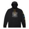 Hanorac cu glugă din fleece Converse x Keith Haring, mărimi asiatice „Black”