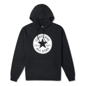 Hanorac cu glugă din material French Terry cu patch-uri Go-To Chuck Taylor, mărimi asiatice „Negru”