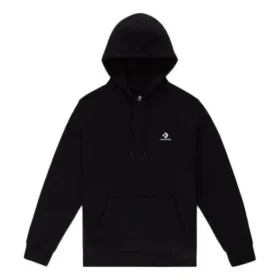 Hanorac cu glugă din tricot franțuzesc cu model Chevron și stea brodată, mărimi asiatice „Negru”