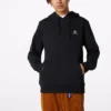 Hanorac cu glugă din tricot franțuzesc cu model Chevron și stea brodată, mărimi asiatice „Negru”