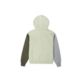 Hanorac cu glugă și broderie în formă de stea, mărimi asiatice „Olive”