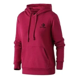 Hanorac cu glugă și broderie Star Chevron, mărimi asiatice „Dark Red”