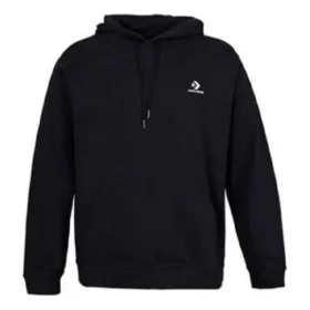 Hanorac cu glugă și croi standard Go-To Embroidered Star Chevron, mărimi asiatice „Black”