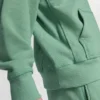 Hanorac cu glugă și logo, croială largă, standard de aur, mărimi asiatice „Verde”