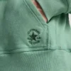 Hanorac cu glugă și logo, croială largă, standard de aur, mărimi asiatice „Verde”