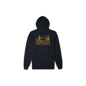 Hanorac cu glugă și logo Mountain, mărimi asiatice „Negru” Hanorac cu glugă și logo Mountain, mărimi asiatice „Negru”