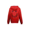 Hanorac cu glugă și șnur Logo Knit Roșu