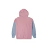 Hanorac cu glugă oversized cu blocuri de culoare Mărimi Asia „Pink Aura”