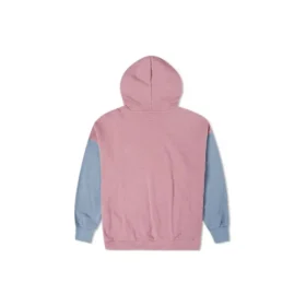 Hanorac cu glugă oversized cu blocuri de culoare Mărimi Asia „Pink Aura”