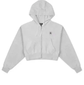 Hanorac cu glugă Retro Chuck, mărimi asiatice „LT Retro Grey Heather”