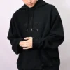 Hanorac cu glugă Star, mărimi asiatice „Negru”