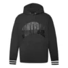 Hanorac cu glugă Twisted Varsity Mărimi asiatice „Negru”