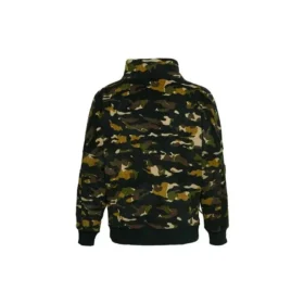 Hanorac cu guler înalt din fleece polar Archive Camo, mărimi asiatice „Camo Green”