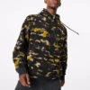 Hanorac cu guler înalt din fleece polar Archive Camo, mărimi asiatice „Camo Green”