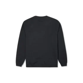 Hanorac cu guler rotund din fleece periat cu broderie în formă de stea și model în zig-zag, mărimi asiatice „Negru”