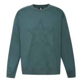 Hanorac cu logo stea Mărimi asiatice „Verde”