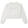 Hanorac din fleece cu bandă și logo „White”