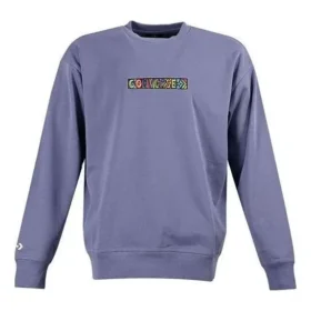 Hanorac din fleece cu logo brodat, mâneci scurte, mărimi asiatice „Violet”