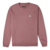 Hanorac Go-To cu șevron brodat în formă de stea, din fleece periat pe interior, mărime asiatică „Maroon”