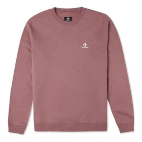 Hanorac Go-To cu șevron brodat în formă de stea, din fleece periat pe interior, mărime asiatică „Maroon”
