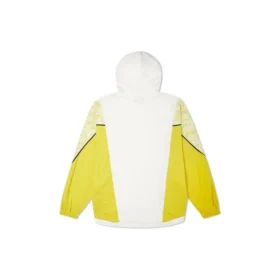 Hanorac sport casual cu glugă, culori contrastante, alb
