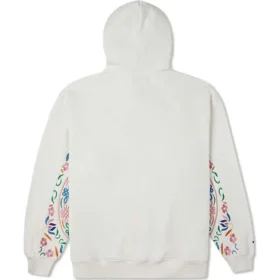 Hanorac Tapesty cu glugă, mărimi asiatice „White”