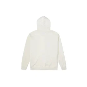 Hanorac utilitar din fleece French Terry cu fermoar complet, mărimi asiatice „White”