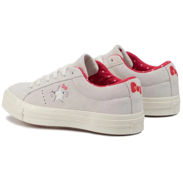 Hello Kitty x One Star Suede Low Top „Alb” Hello Kitty x One Star Suede Low Top „Alb”