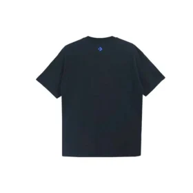 Imagini Tricou cu mâneci scurte și aplicație Unisex Negru