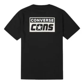 Imprimare cu logo alfabet Retro Casual Mânecă scurtă Negru