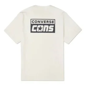 Imprimare cu logo Alphabet Retro Casual Mânecă scurtă Galben crem