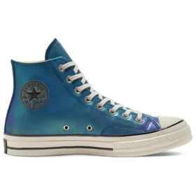 Iridescent Chuck 1970s High Top „Blue White”