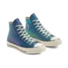 Iridescent Chuck 1970s High Top „Blue White”