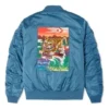 Jachetă bomber CNY Tiger, mărimi asiatice „Albastru multicolor”