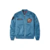 Jachetă bomber CNY Tiger, mărimi asiatice „Albastru multicolor”