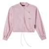 Jachetă casual cu logo mic Roz Violet