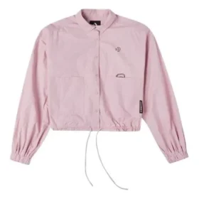 Jachetă casual cu logo mic Roz Violet
