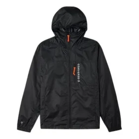 Jachetă casual retro cu glugă, stil pentru cuplu, negru Jachetă casual retro cu glugă, stil pentru cuplu, negru