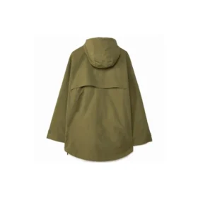 Jachetă casual sport cu glugă și jumătate de fermoar Converse x Kim Jones pentru bărbați, verde militar