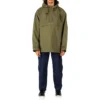 Jachetă casual sport cu glugă și jumătate de fermoar Converse x Kim Jones pentru bărbați, verde militar
