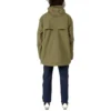 Jachetă casual sport cu glugă și jumătate de fermoar Converse x Kim Jones pentru bărbați, verde militar