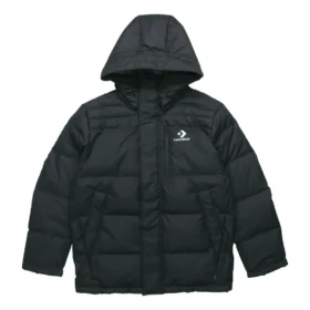 Jachetă Converse Outdoor pentru bărbați, cu puf, negru