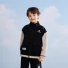 Jachetă cu fermoar complet, mărimi asiatice „Black White”