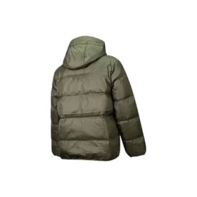 Jachetă cu glugă și umplutură de puf Mărimi asiatice „Cargo Khaki”