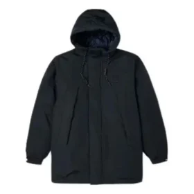 Jachetă cu glugă Premium Mid Down, mărimi asiatice „Negru”