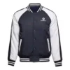 Jachetă de baseball reversibilă Mărimi asiatice „Negru Alb”