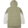 Jachetă de puf Mărimi asiatice „Olive Green White”