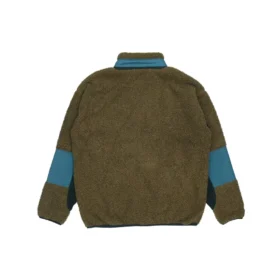 Jachetă din fleece polar Sherpa, mărimi asiatice „Surplus Olive”