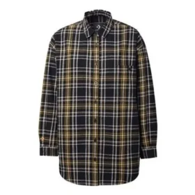 Jachetă țesută Asia Sizing „Negru Galben”